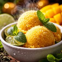 Mango Green Tea Sorbet