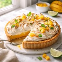 Mango Meringue Pie