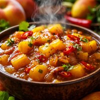 Mango Peach Chutney