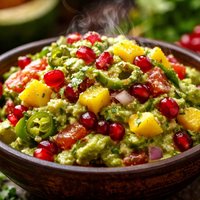 Mango Pomegranate Guacamole