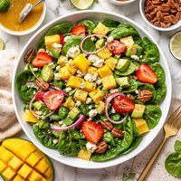 Mango Spinach Salad