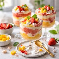 Mango Strawberry Fool