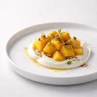 Mango with Cardamom and Yogurt