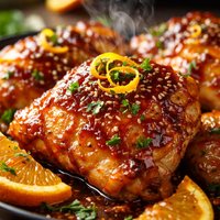 Maple and Orange Glazed Chicken