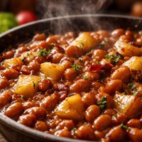 Maple Apple Baked Beans