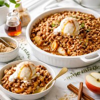 Maple Apple Oatmeal Crisp