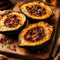 Maple Baked Acorn Squash