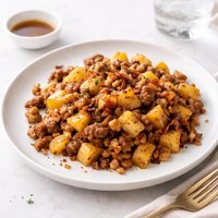 Maple Bourbon Apple Hash