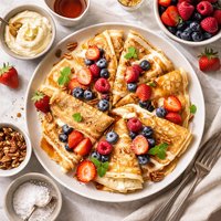 Maple Butter Cream Crepes