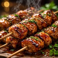 Maple Chicken Skewers