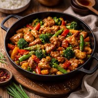 Maple Chicken Stir Fry