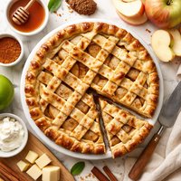Maple Cream Apple Pie