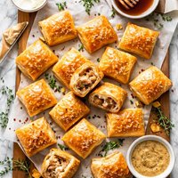 Maple Cream Cheese Sausage Puffs