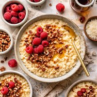 Maple Custard Rice Pudding