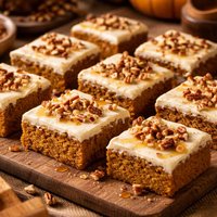 Maple Frosted Pumpkin Bars