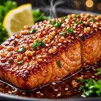 Maple Garlic Salmon