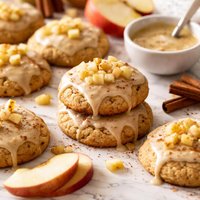 Maple Glazed Apple Cookies