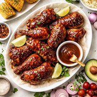 Maple Glazed Barbcue Chicken