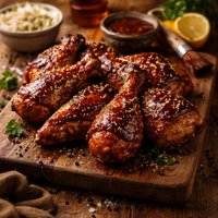 Maple Glazed Barbecue Chicken