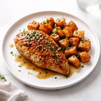 Maple Glazed Chicken with Sweet Potatoes