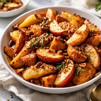 Maple Glazed Sweet Potatoes and Apples