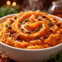 Maple Mashed Sweet Potatoes
