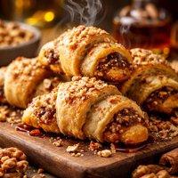 Maple Nut Rugelach Cookies