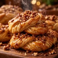 Maple Nut Twist Biscuits