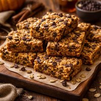 Maple Pumpkin Chocolate Chip Energy Bars