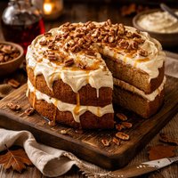 Maple Syrup Cake with Maple Frosting