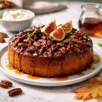 Maple Syrup Upside Down Cake