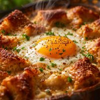 Maple Toast Egg Bake