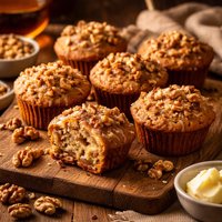 Maple Walnut Buttermilk Muffins