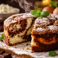 Marble Ricotta Cake