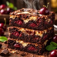 Marbled Cherry Brownies