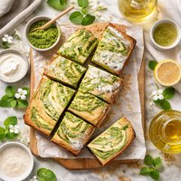 Marbled Green Tea Cake
