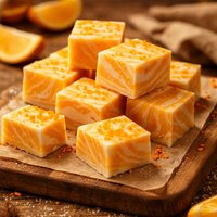 Marbled Orange Fudge