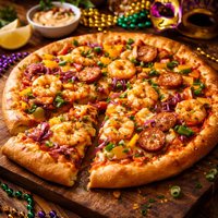 Mardi Gras Pizza