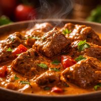 Marhahus Papprikas Creamed Beef Paprikas