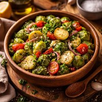 Marinated Brussels Sprouts Salad