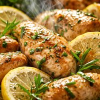 Marinated Chicken in a Lemon and Tarragon Dressing