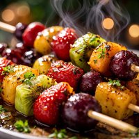 Marinated Fruit Kabobs