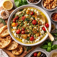 Marinated Goat Cheese Spread Dip