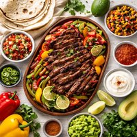 Marinated Grilled Beef Fajitas