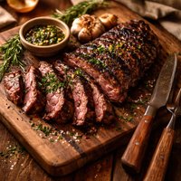 Marinated Grilled Hanger Steak