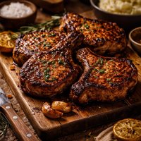 Marinated Grilled Pork Chops