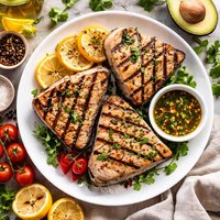 Marinated Grilled Tuna Steak