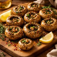 Marinated Mushroom Caps