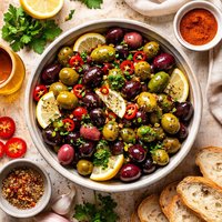 Marinated North African Olives