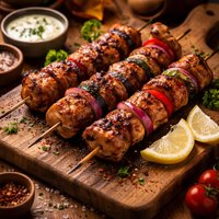 Marinated Pork Kebabs